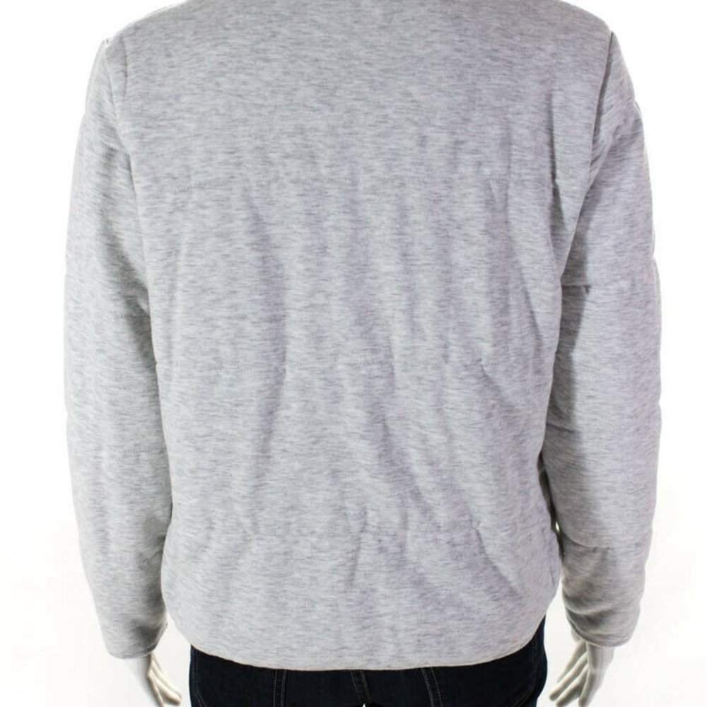 Three Dots Ladies' Quilted Jacket--Gray (Heather Gray) - Picture 6 of 11